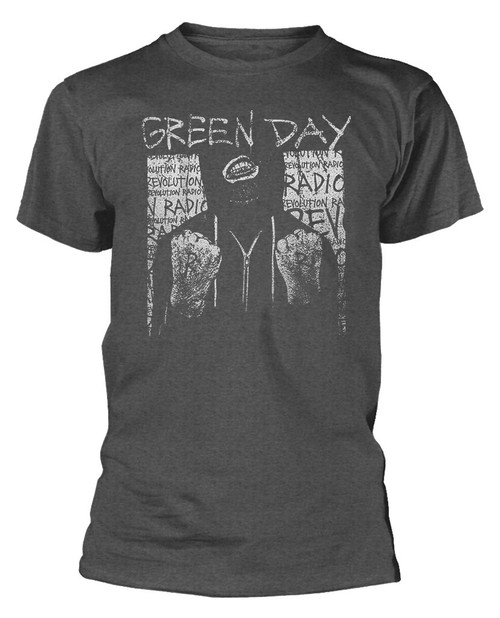 Green Day 'Ski Mask' (Grey) T-Shirt