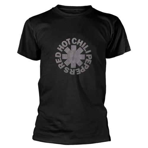 Red Hot Chili Peppers 'Classic Asterisk Logo' (Black) Hi-Build T-Shirt