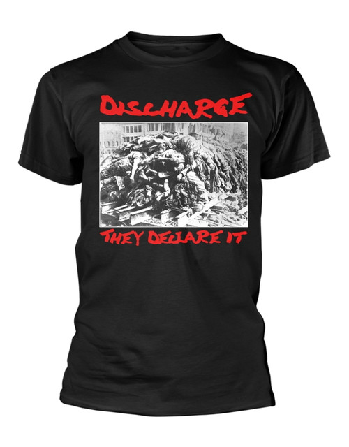 Discharge 'They Declare It' (Black) T-Shirt