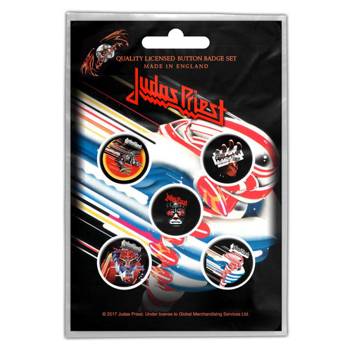 Judas Priest 'Turbo' Button Badge Pack