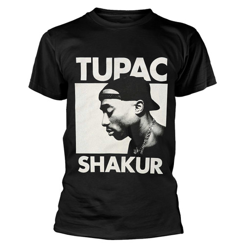 Tupac 'Eyes Closed' (Black) T-Shirt