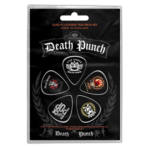 Five Finger Death Punch 'Logos' Plectrum Pack