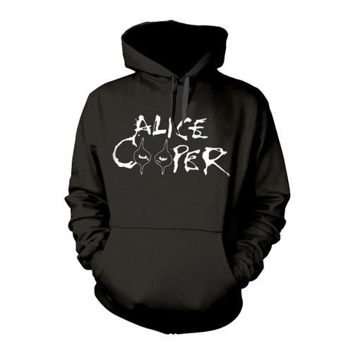 Alice Cooper 'Eyes Logo' (Black) Pull Over Hoodie