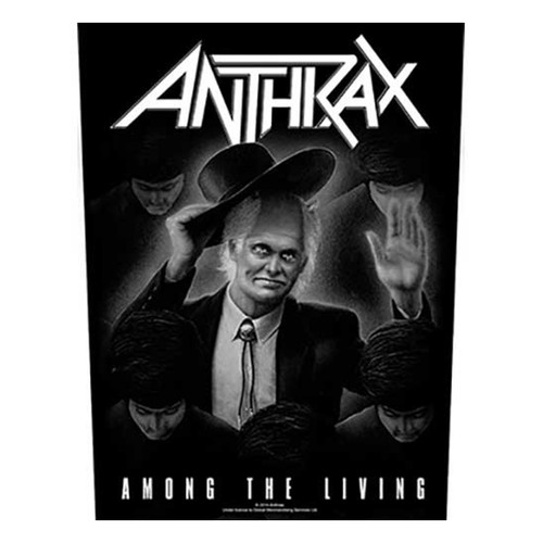 Anthrax 'Among The Living' (Black) Back Patch