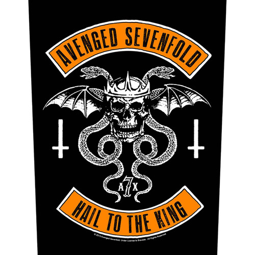 Avenged Sevenfold 'Biker' Back Patch