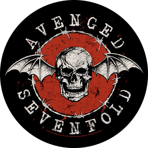 Avenged Sevenfold 'Distressed Skull' Back Patch