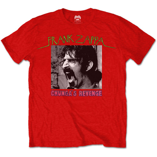 Frank Zappa 'Chunga's Revenge' (Red) T-Shirt