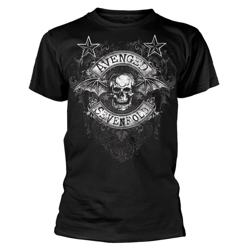 Avenged Sevenfold 'Stars Flourish' (Black) T-Shirt