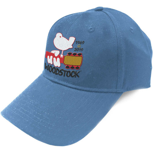 Woodstock 'Logo' (Blue) Baseball Cap