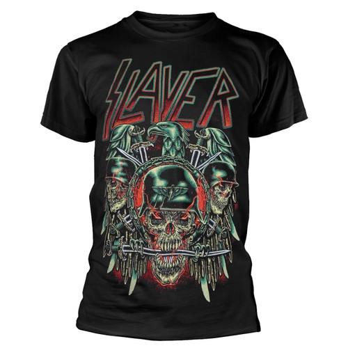 Slayer 'Prey with Background' (Black) T-Shirt