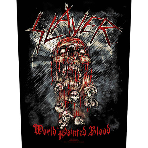 Slayer 'World Painted Blood' (Black) Back Patch
