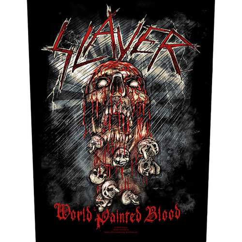 Slayer 'World Painted Blood' Back Patch