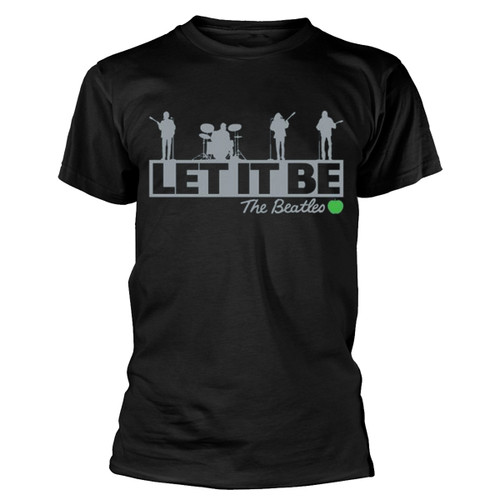 The Beatles 'Rooftop' (Black) T-Shirt