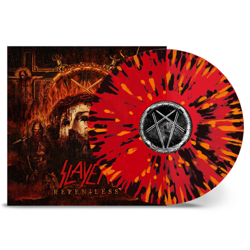 PRE-ORDER - Slayer 'Repentless' LP Transparent Red Solid Orange Black Splatter Vinyl - RELEASE DATE 13th October 2023