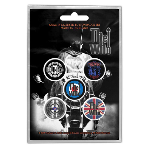 The Who 'Quadrophenia' Button Badge Pack