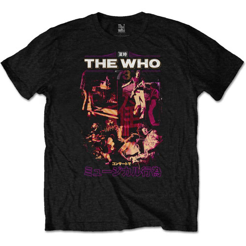 The Who 'Japan 73' (Black) T-Shirt