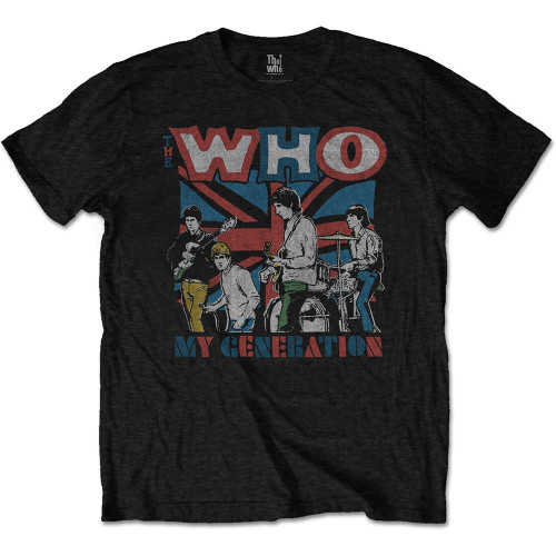 The Who 'My Generation Sketch' (Black) T-Shirt