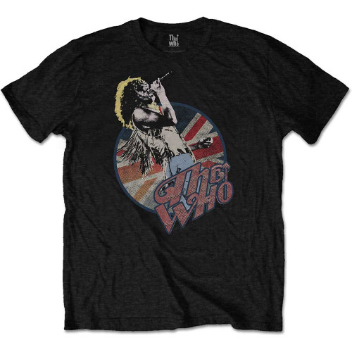 The Who 'Roger Vintage Pose' (Black) T-Shirt