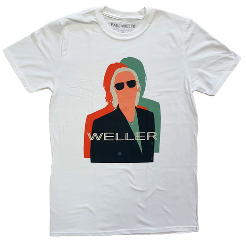 Paul Weller 'Illustration Offset' (White) T-Shirt