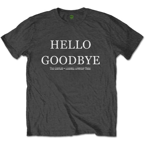 The Beatles 'Hello, Goodbye' (Grey) T-Shirt