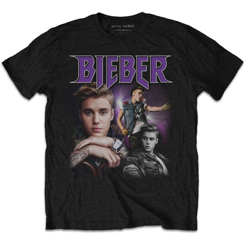 Justin Bieber 'JB Homage' (Black) T-Shirt