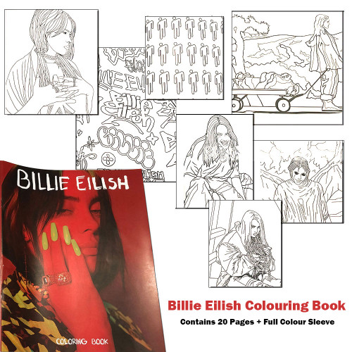 Billie Eilish 'Billie' Colouring Book