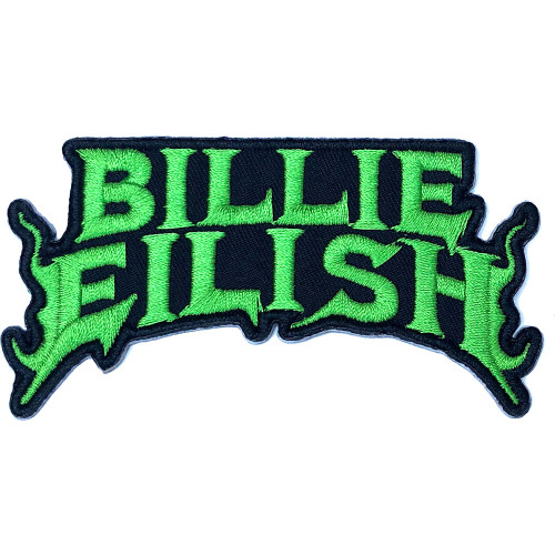 Billie Eilish 'Flame Green' (Iron On) Patch