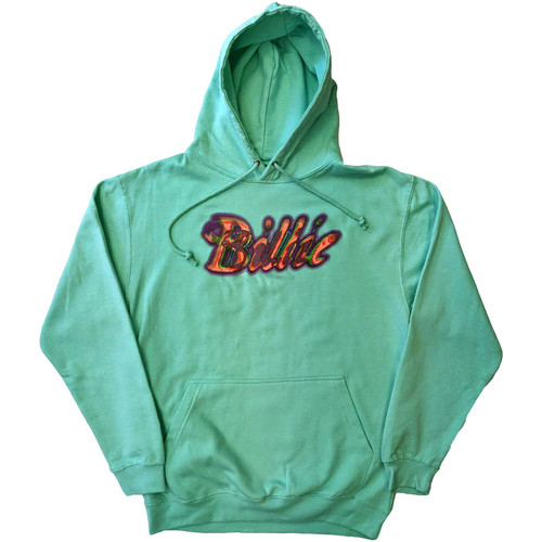 Billie Eilish 'Silhouettes' (Green) Pull Over Hoodie