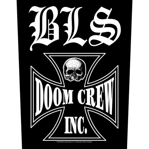 Black Label Society 'Doom Crew' (Black) Back Patch