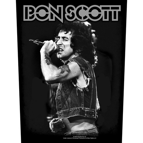 Bon Scott 'Bon Scott' (Black) Back Patch