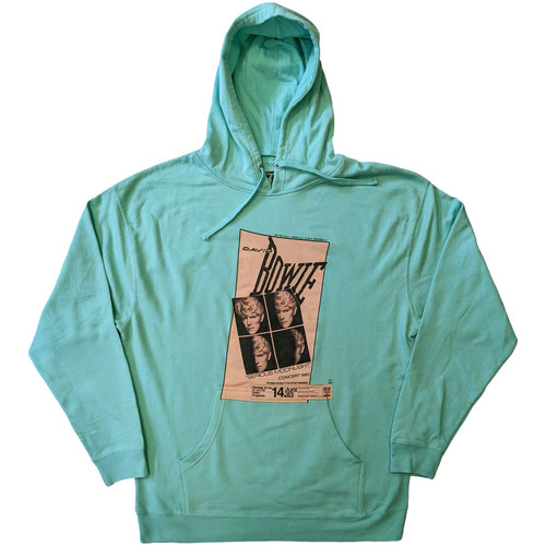 David Bowie 'Concert '83' (Green) Pull Over Hoodie