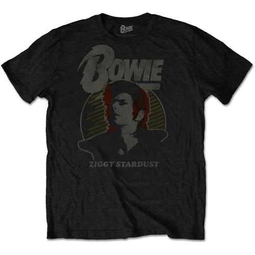 David Bowie 'Vintage Ziggy' (Black) T-Shirt