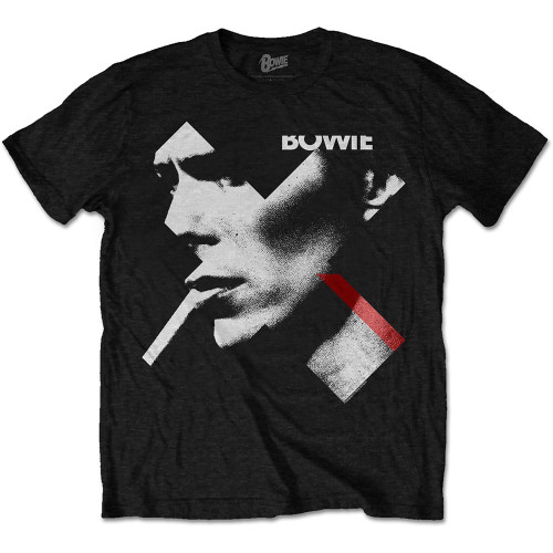 David Bowie 'X Smoke Red' (Black) T-Shirt