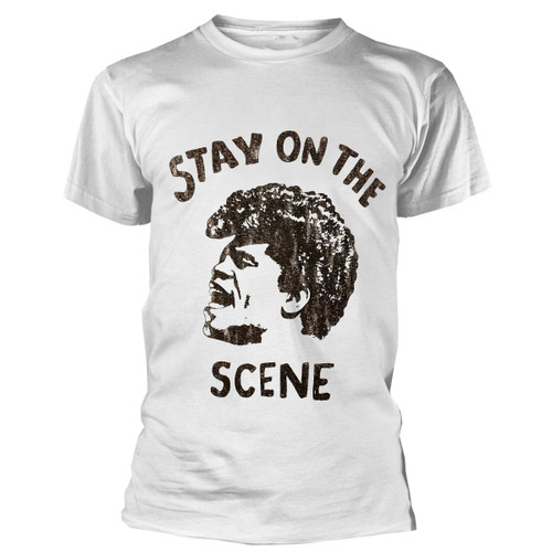 James Brown 'Stay On The Scene' (White) T-Shirt