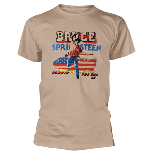 Bruce Springsteen 'Born in The USA '85' (Sand) T-Shirt