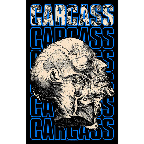 Carcass 'Necro Head' Textile Poster