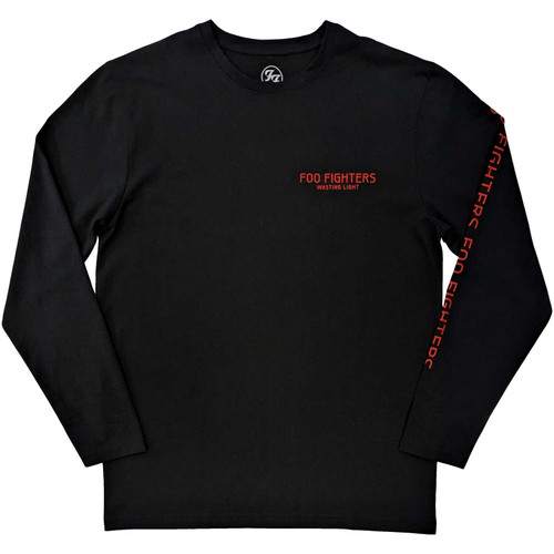 Foo Fighters 'Wasting Light' (Black) Long Sleeve Shirt