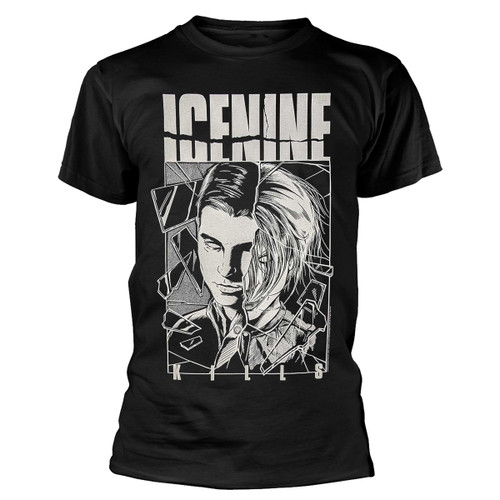 Ice Nine Kills 'Shower Scene Split Face' (Black) T-Shirt