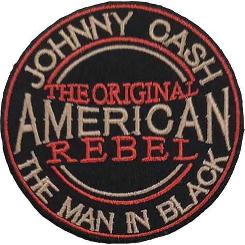 Johnny Cash 'American Rebel' (Iron On) Patch