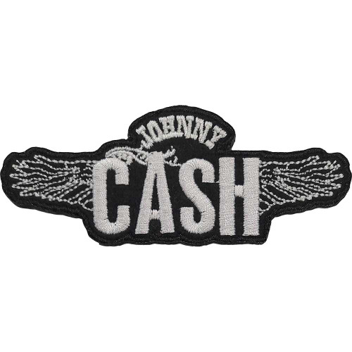 Johnny Cash 'Wings' (Iron On) Patch
