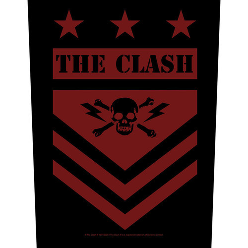The Clash 'Military Shield' Back Patch