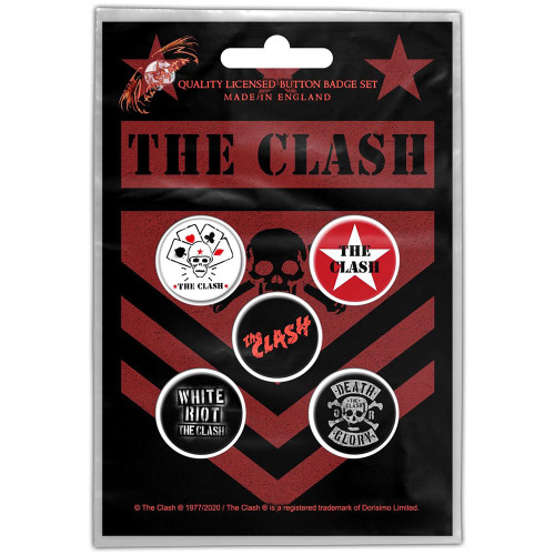 The Clash 'London Calling' Button Badge Pack