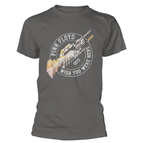 Pink Floyd 'Wish You Were Here 1975' (Grey) T-Shirt
