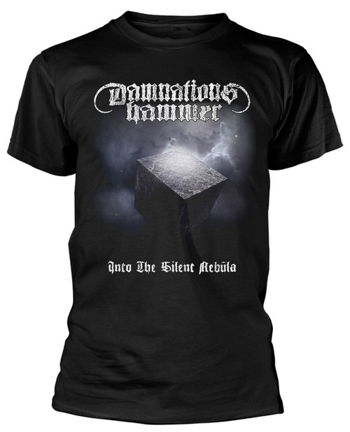 Damnation's Hammer 'Into The Silent Nebula' (Black) T-Shirt Front