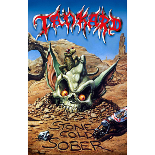 Tankard 'Stone Cold Sober' Textile Poster