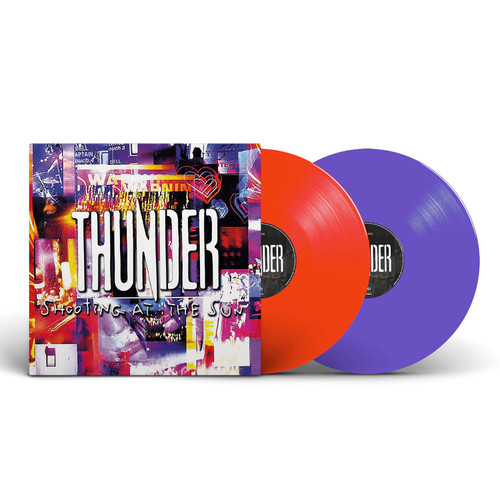 Thunder 'Shooting At the Sun' 2LP Purple & Orange Vinyl