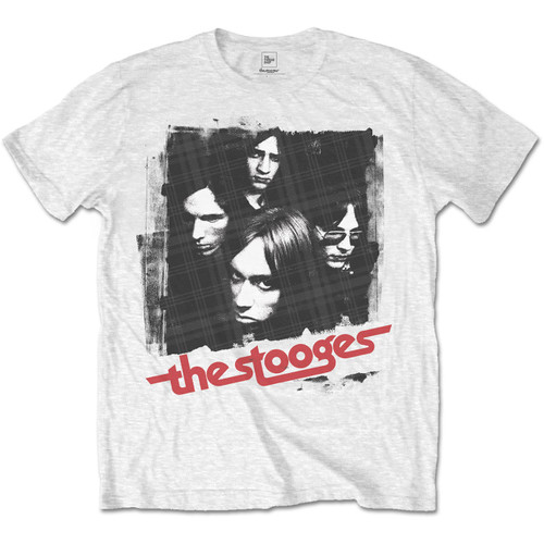 The Stooges 'Four Faces' (White) T-Shirt