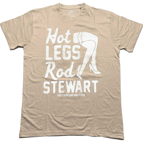 Rod Stewart 'Hot Legs' (Sand) T-Shirt