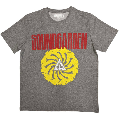 Soundgarden 'Badmotorfinger Version 1.' (Grey) Pull Over Hoodie Â