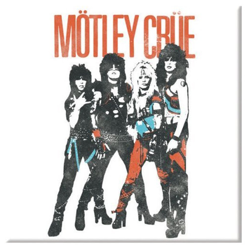 Motley Crue 'Vintage World Tour' Fridge Magnet